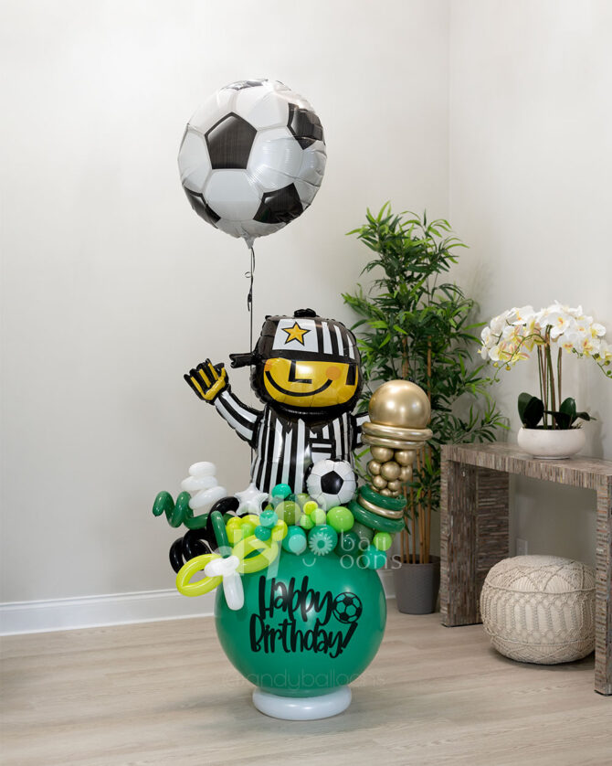 Soccer party themed