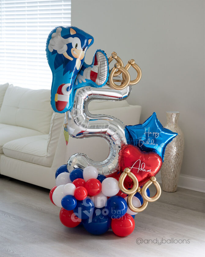 Sonic Balloon Bouquet