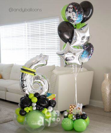 star wars balloons bouquet