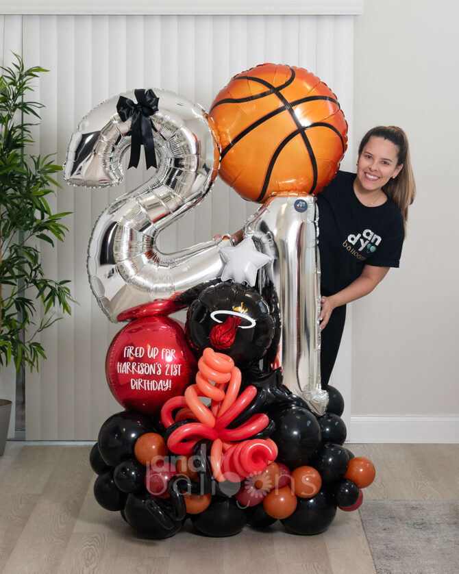 Basketball Balloons Party Decoration