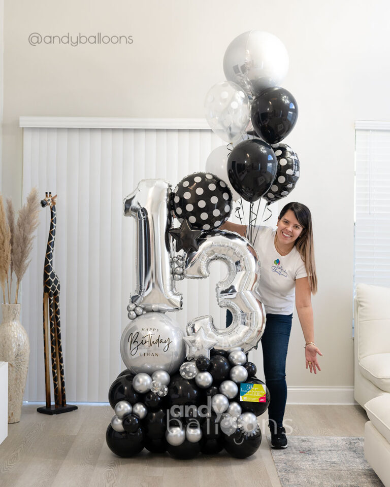 How many years balloon bouquet