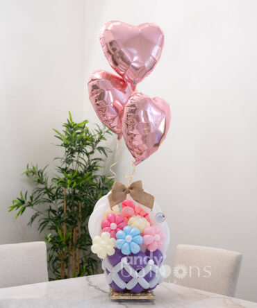 Balloon Flowers with Chocolates